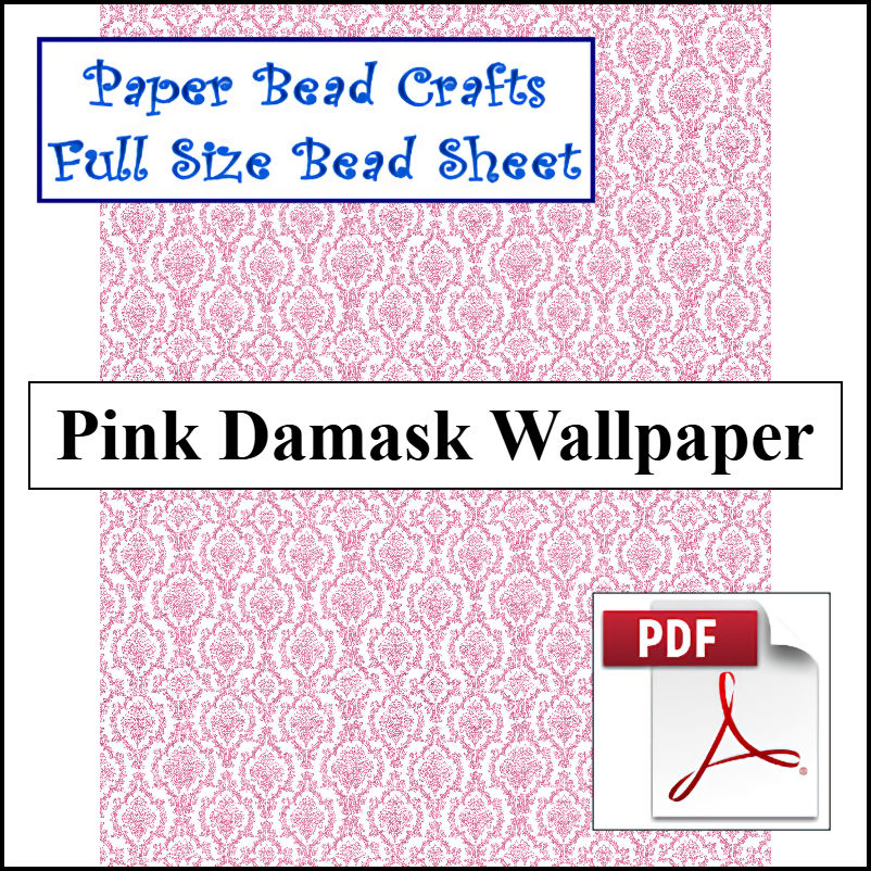 Pink Damask Wallpaper - A Crochet pattern from jpfun.com