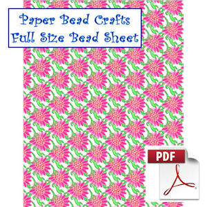 Tiled Pink Flowers - A Crochet pattern from jpfun.com