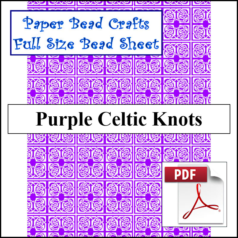 Purple Celtic Knots - A Crochet pattern from jpfun.com