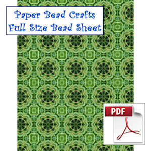 Green Jungle Kaleidoscope - A Crochet pattern from jpfun.com