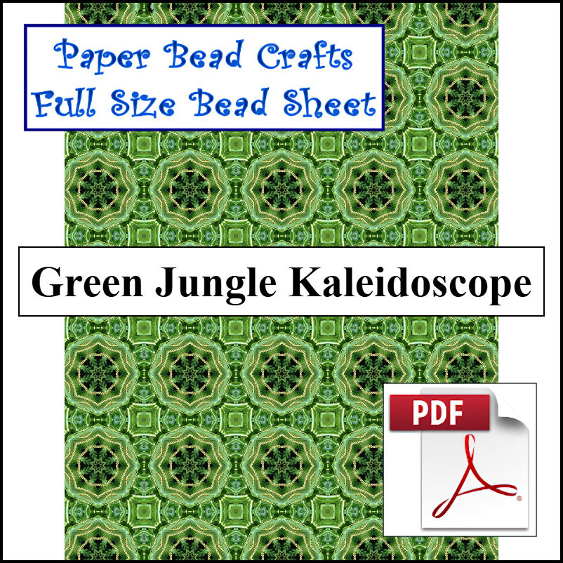 Green Jungle Kaleidoscope