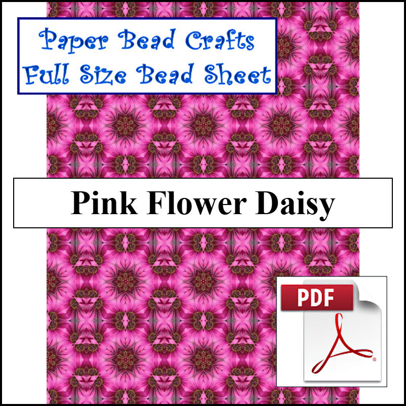 Pink Flower Daisy - A Crochet pattern from jpfun.com