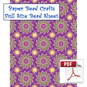 Colorful Spiral Fractal - A Crochet pattern from jpfun.com