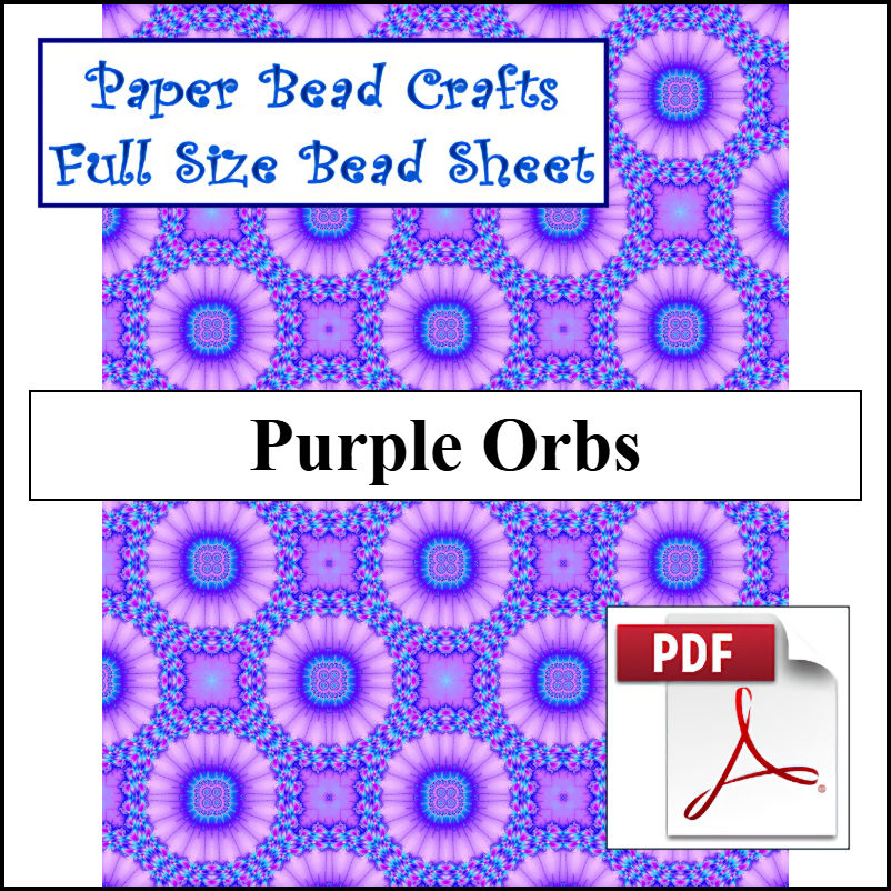 Purple Orbs - A Crochet pattern from jpfun.com