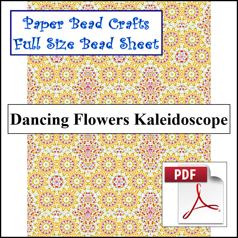 Dancing Flowers Kaleidoscope - A Crochet pattern from jpfun.com