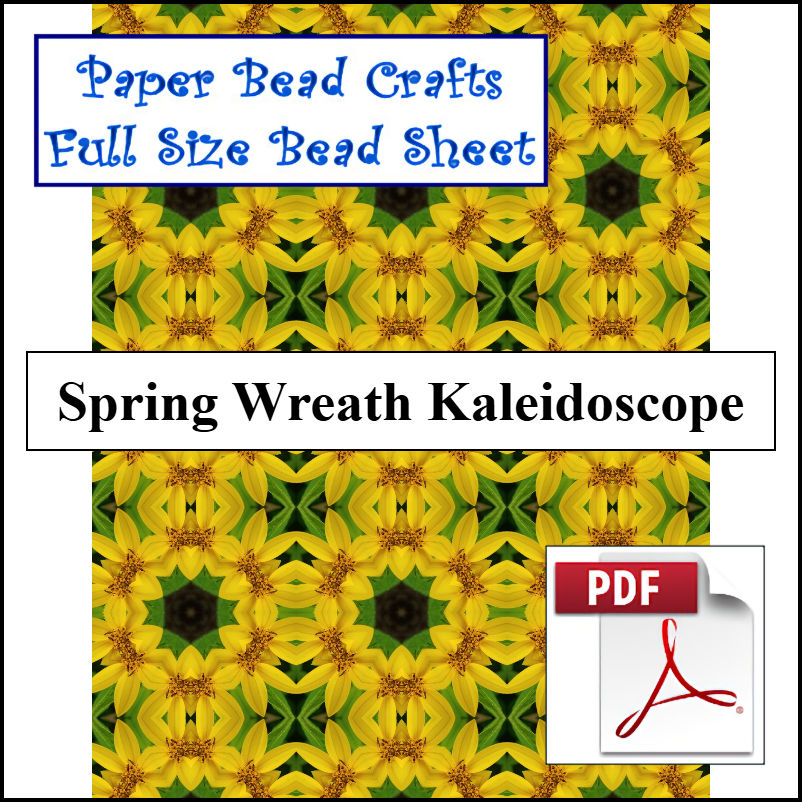 Spring Wreath Kaleidoscope