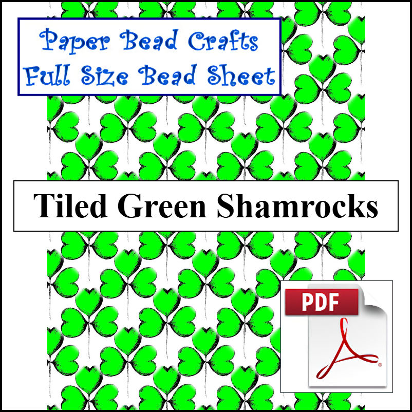 Tiled Green Shamrocks