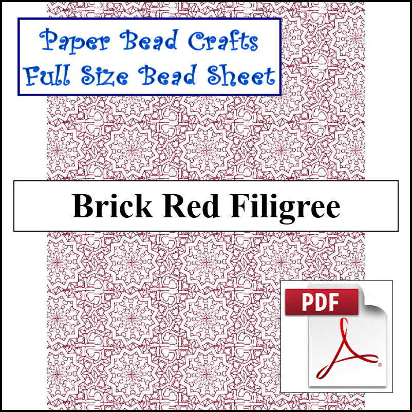 Brick Red Filigree - A Crochet pattern from jpfun.com