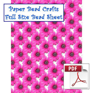 Pink African Daisy Tile - A Crochet pattern from jpfun.com