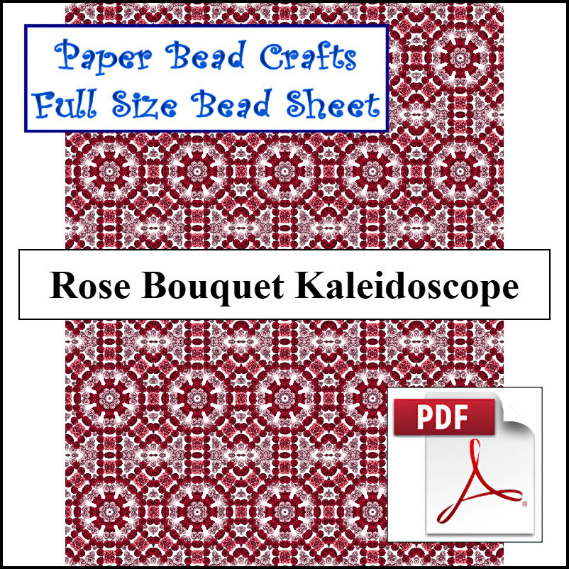 Rose Bouquet Kaleidoscope - A Crochet pattern from jpfun.com