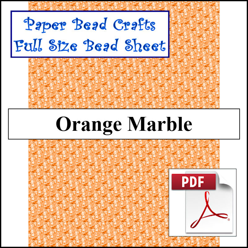 Orange Marble - A Crochet pattern from jpfun.com