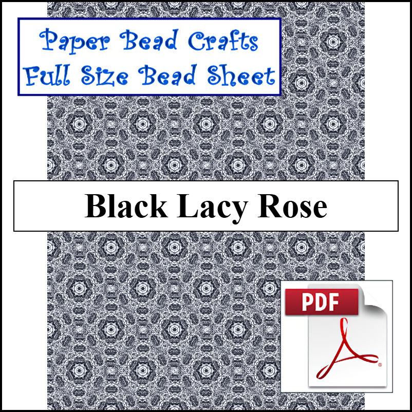Black Lacy Rose