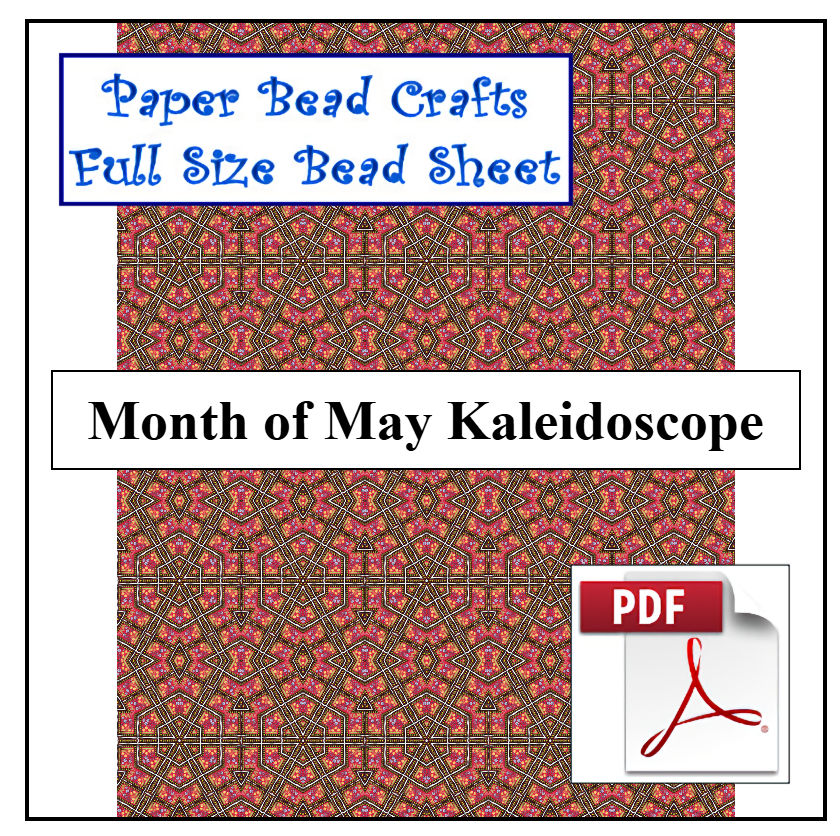 Month of May Kaleidoscope - A Crochet pattern from jpfun.com