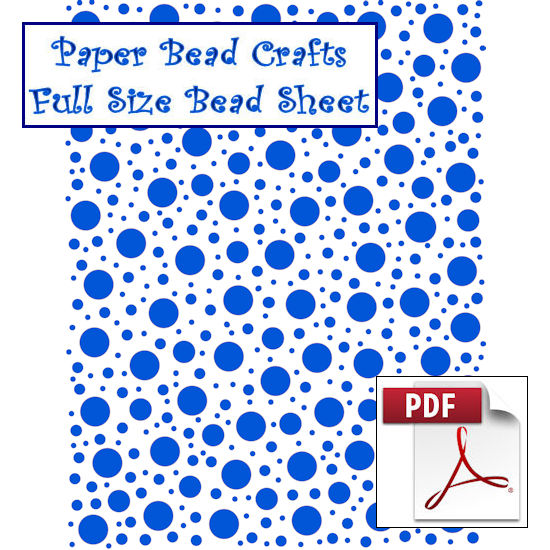 Blue Chaotic Dots - A Crochet pattern from jpfun.com