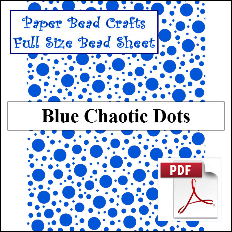 Blue Chaotic Dots