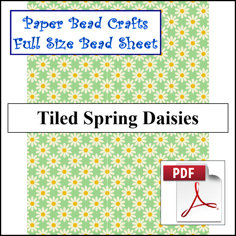 Tiled Spring Daisies