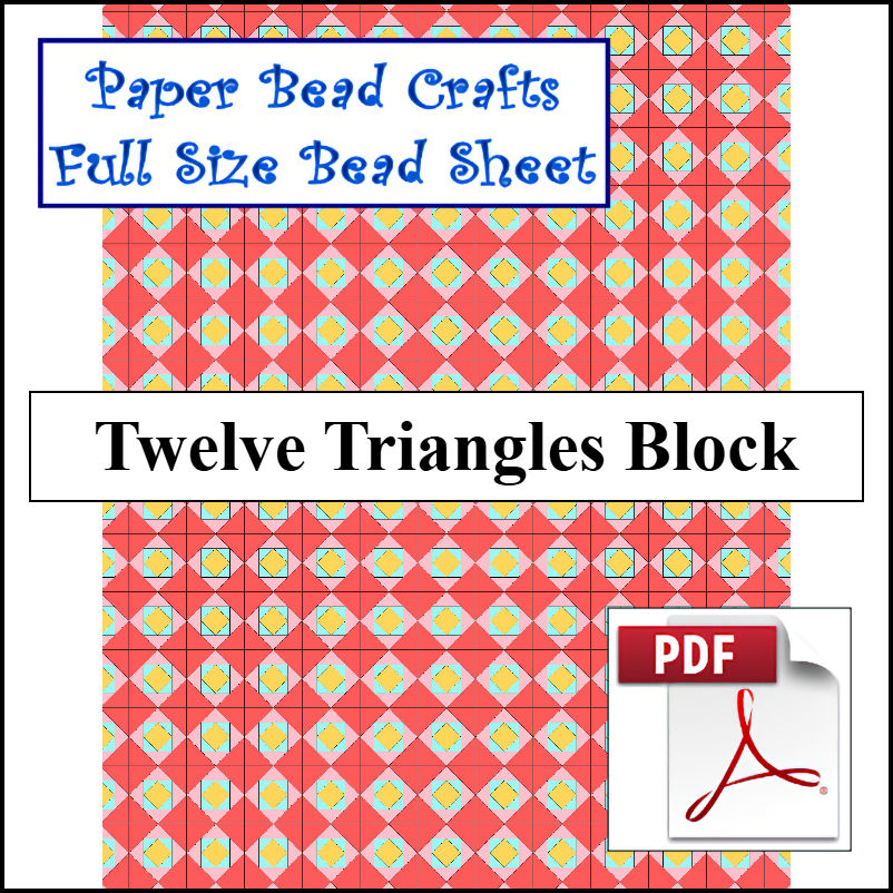Twelve Triangles Block