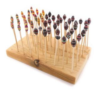 Wood Paper Bead Drying Block