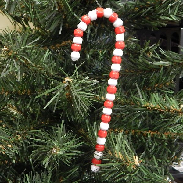 Paper Bead Candy Cane