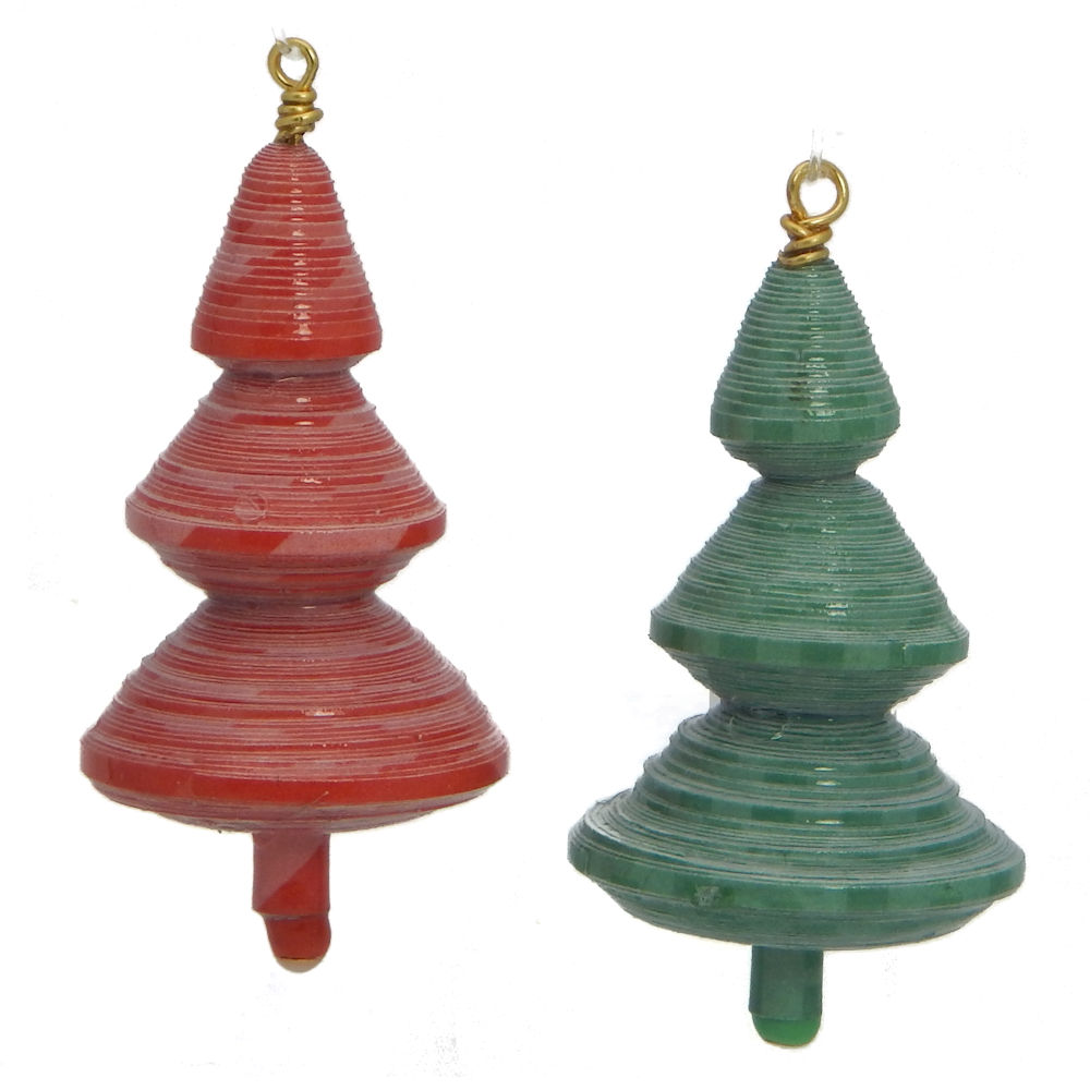 Paper Bead Christmas Tree Ornament