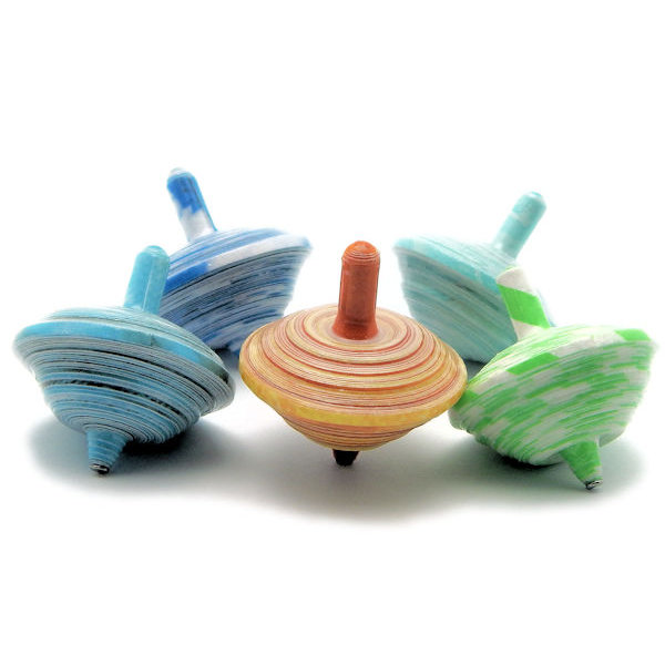Paper Bead Spinning Top