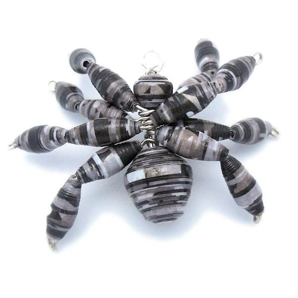 Halloween Paper Bead Spider 