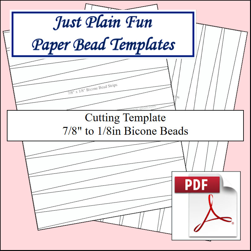 Templates 7/8in to 1/8in Strips