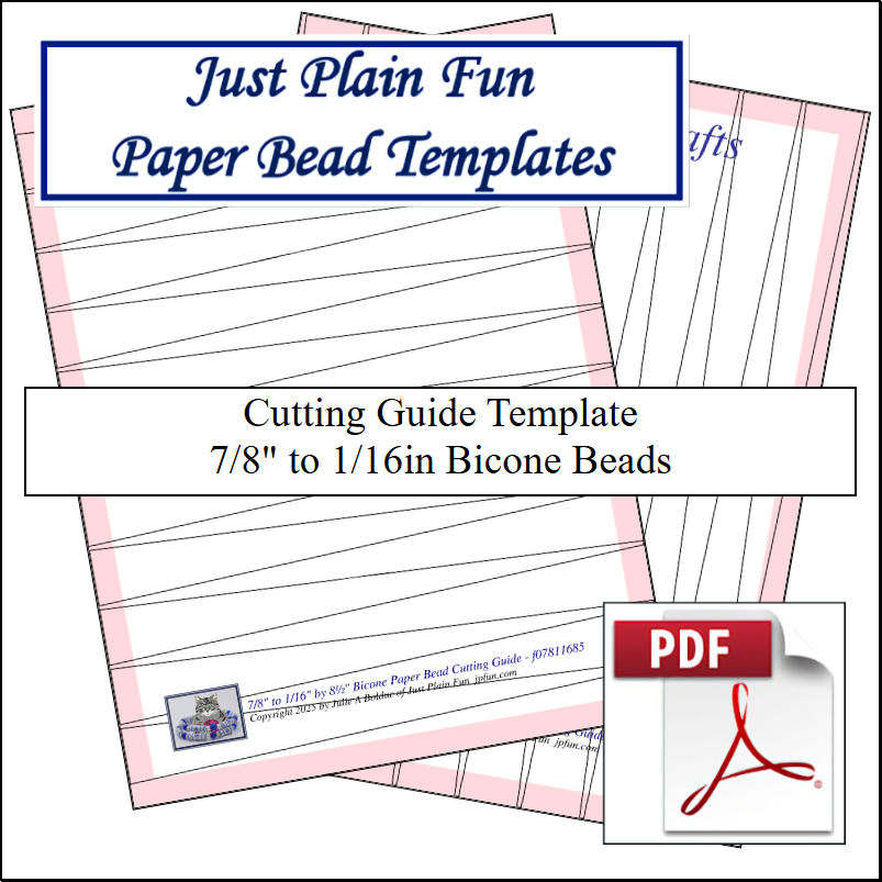 Templates 7/8in to 1/16in Strips