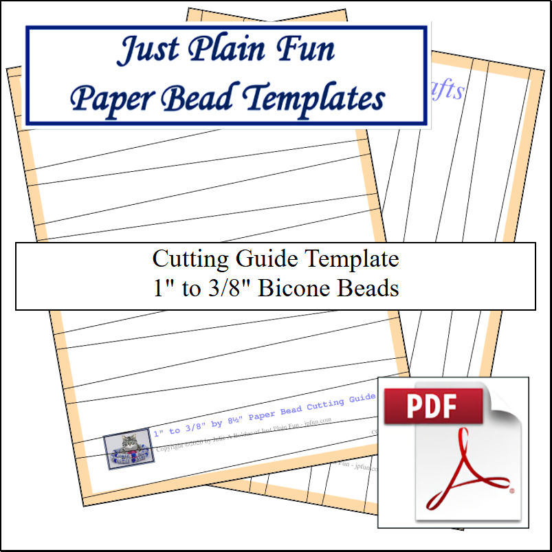 Templates 1in to 3/8in Strips