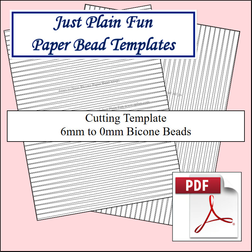 Templates 6mm to 0mm Strips