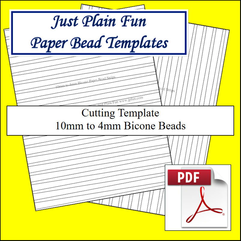 Templates 10mm to 4mm Strips