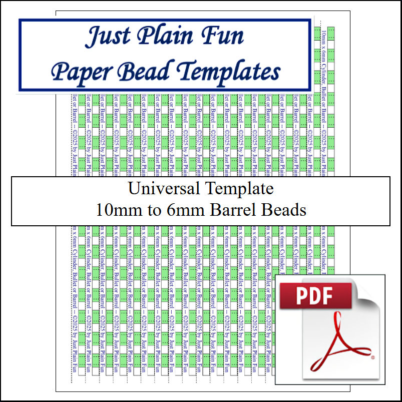 Templates 10mm to 6mm Strips