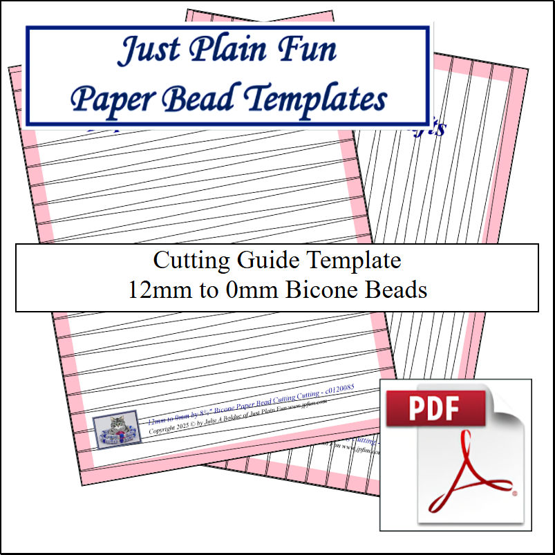 Templates 12mm to 0mm Strips