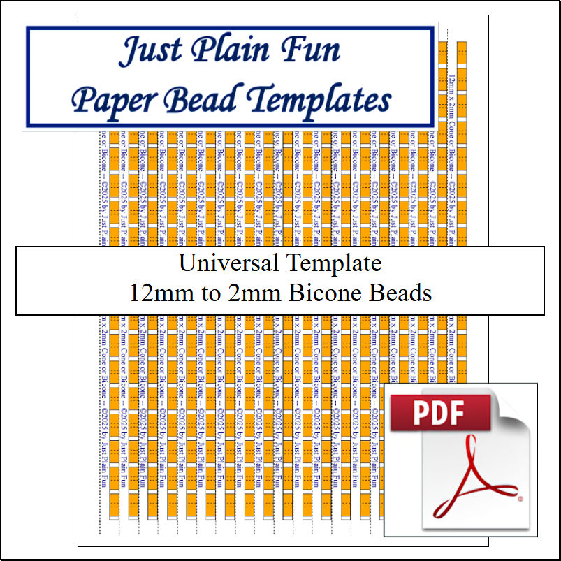 Templates 12mm to 2mm Strips