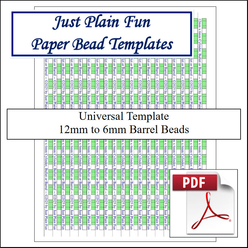 Templates 12mm to 6mm Strips