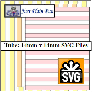 Paper Bead Cutting Machine Templates, 14mm x 14mm strips