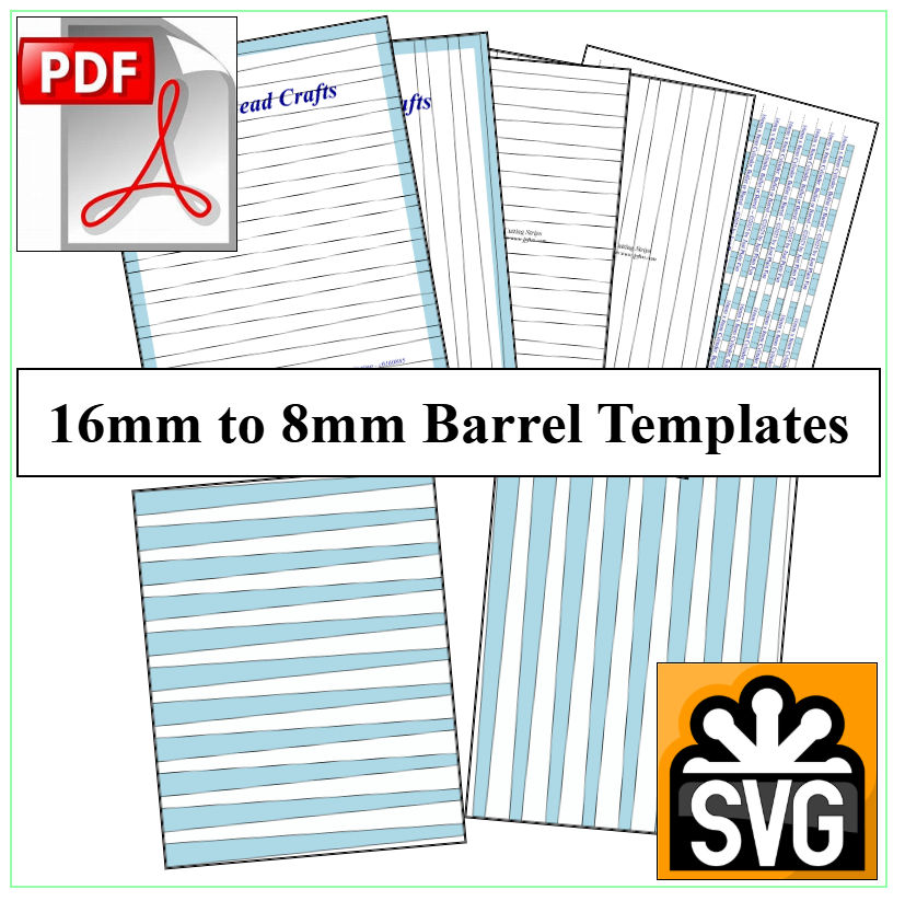 Templates 16mm to 8mm Strips