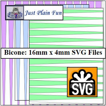 Paper Bead Cutting Machine Templates, 16mm x 4mm strips