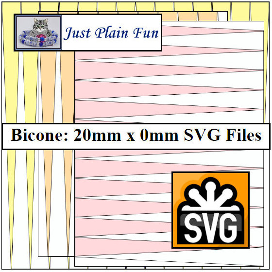 Paper Bead Cutting Machine Templates, 20mm x 0mm strips