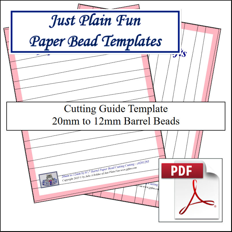 Templates 20mm to 12mm Strips