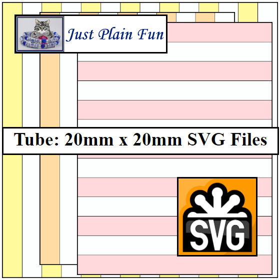 Paper Bead Cutting Machine Templates, 20mm x 20mm strips