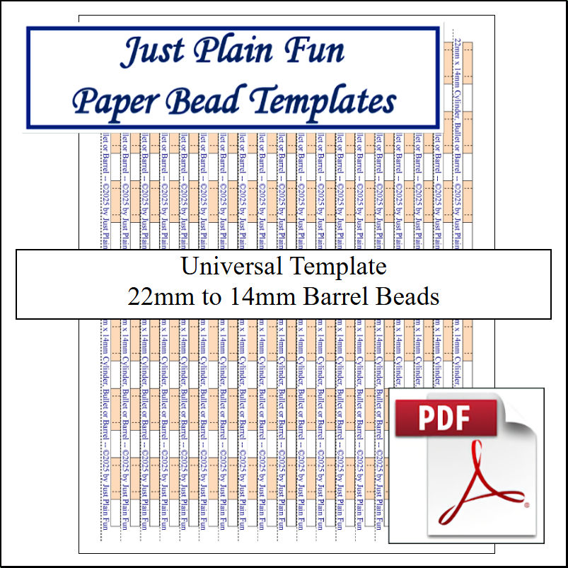 Templates 22mm to 14mm Strips