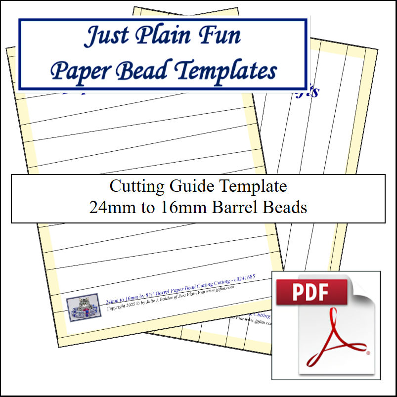 Templates 24mm to 16mm Strips