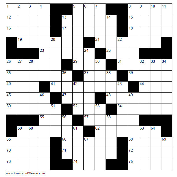 Generic Crossword Puzzle 2