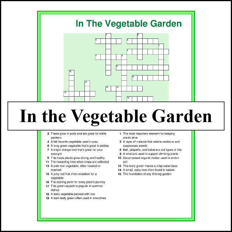 In the Vegetable Garden