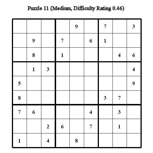Sudoku Puzzle 11