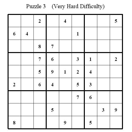 Sudoku Puzzle 3