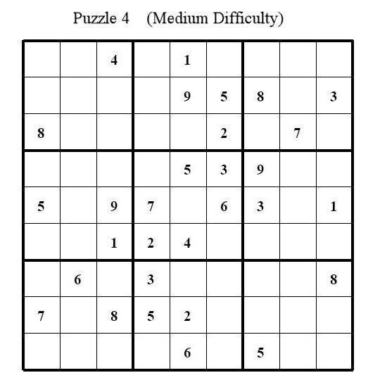 Sudoku Puzzle 4