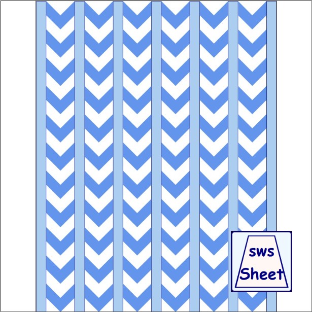 Chevron Shape Sheets