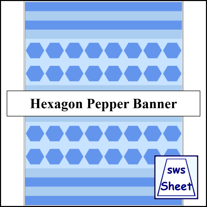 Hexagon Pepper Banner